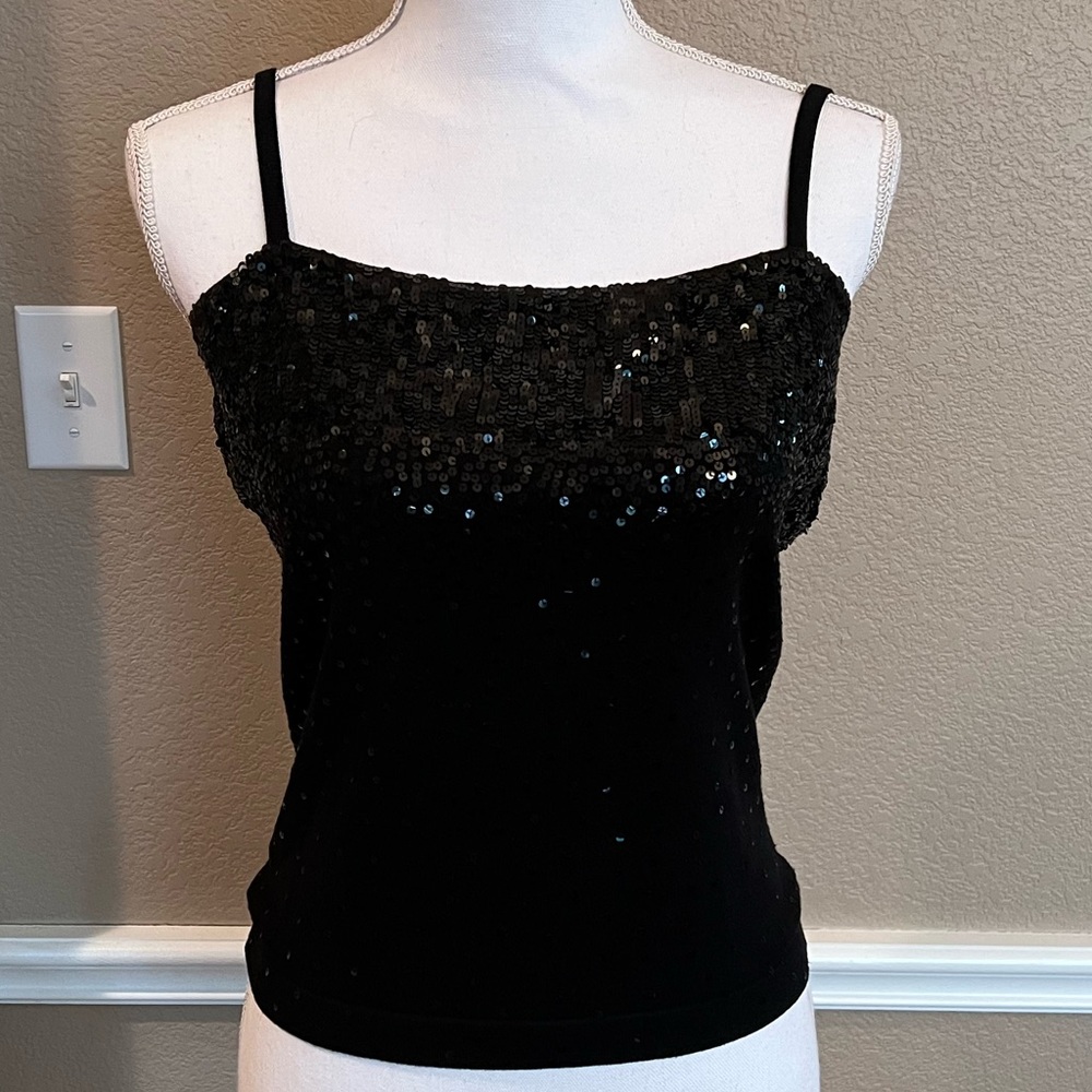 BCBG sequined cami
